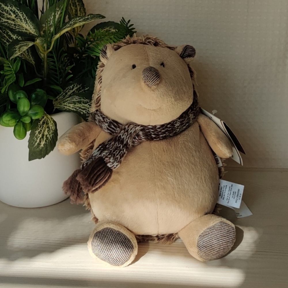Pier 1 Imports Felix Winter Hedgehog Plush 10"